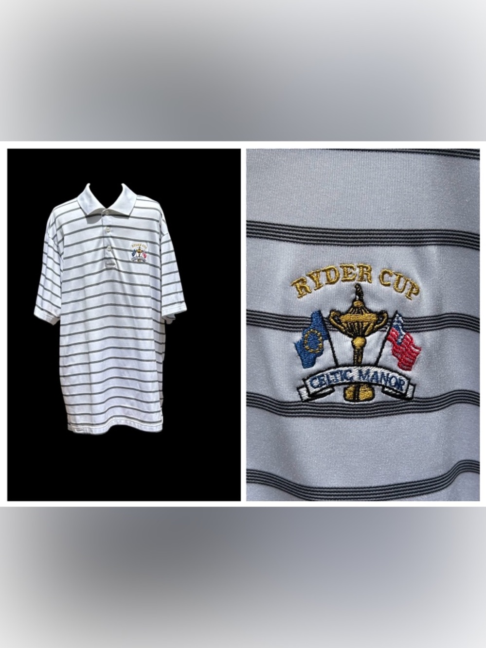 Golf Shirt Ryder Cup Celtic Manor Adidas Clima Cool